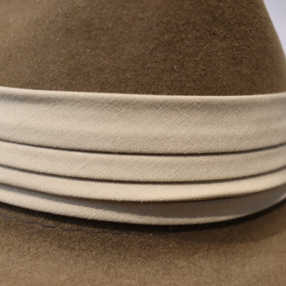 Banana Republic Vintage Safari Wool Fur Felt Fedora Rare Collectible Hat - Picture 14 of 16